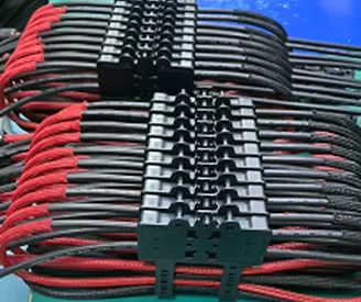 Ống bọc bện c&oacute; thể mở rộng bằng PET được sử dụng để b&oacute; d&acirc;y của đầu nối nguồn nhiều ch&acirc;n
