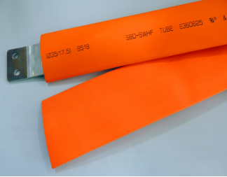 Ống co nhiệt m&agrave;u cam chống ch&aacute;y V0 cho xe năng lượng mới-SBD-SWHF-EV